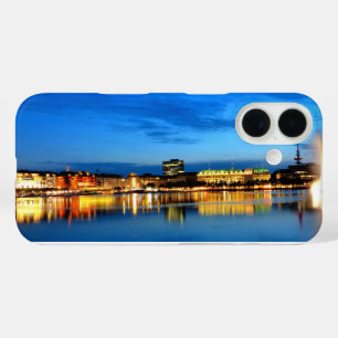 Coques iPhone 16 Port de Hambourg Hafen Deutschland Alster Nuit