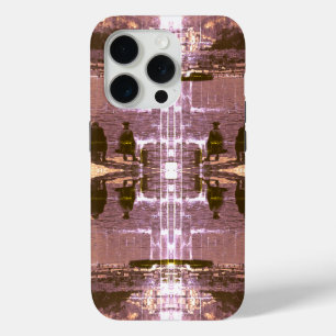 Coque iPhone 15 Pro Port de pêche de la principauté de Monaco vintage