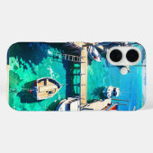 Coques Case-Mate iPhone Port d'été Anime Tranquille (Verso (horizontal))