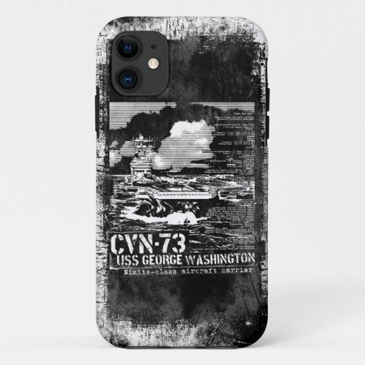 Coques Case-Mate iPhone Porte-avions George Washington (Dos)