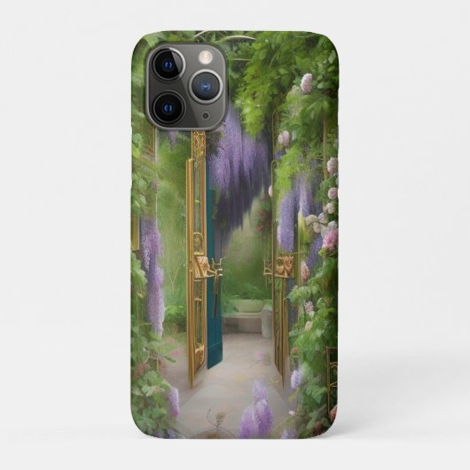 Coques Case-Mate iPhone Porte de jardin et Wisteria (Dos)