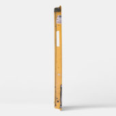 COQUES Case-Mate iPhone PORTE EN BOIS JAUNE FERMÉE AVEC PADLOCK (Verso / Droite)