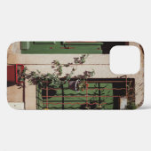 COQUES Case-Mate iPhone PORTE EN BOIS VERT AVEC PLANTE VERT (Verso (horizontal))