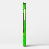 COQUES Case-Mate iPhone PORTE EN VERRE VERT EN BOIS (Verso / Gauche)