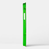 COQUES Case-Mate iPhone PORTE EN VERRE VERT EN BOIS (Verso / Droite)