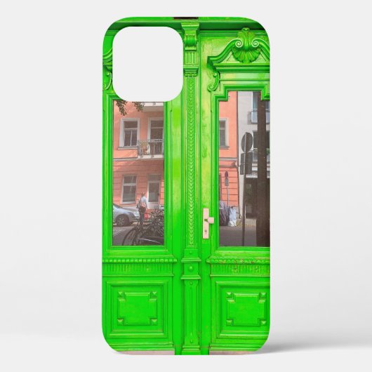 COQUES Case-Mate iPhone PORTE EN VERRE VERT EN BOIS (Verso)