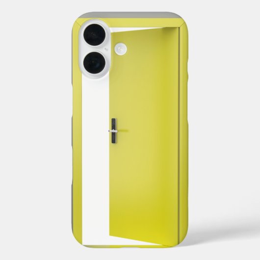 Coques Case-Mate iPhone Porte jaune ouverte avec serrure intelligente (Verso)