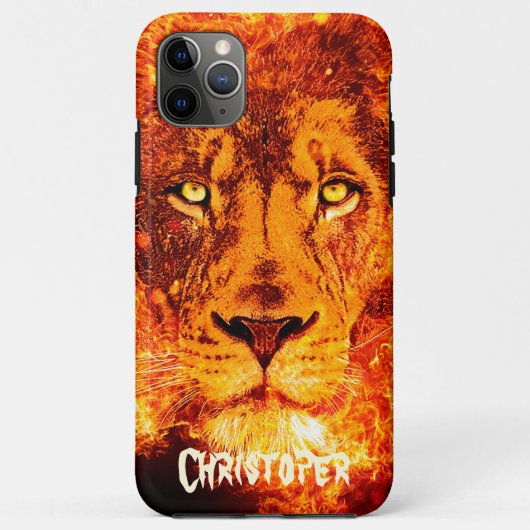 Coques Case-Mate iPhone Porte-Lion flamboyante (Dos)