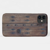 Coques Case-Mate iPhone Porte médiévale espagnole en bois (Dos (Horizontal))