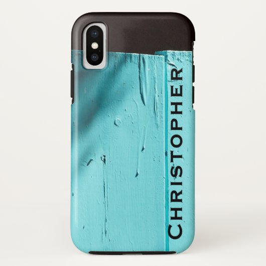 Coques Case-Mate iPhone Porte Turquoise Sud-Ouest, Nom, Casemate Simple (Dos)