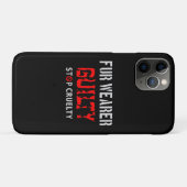 Coques Case-Mate iPhone Porteur de fourrure coupable (Dos (Horizontal))