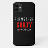 Coques Case-Mate iPhone Porteur de fourrure coupable (Dos)