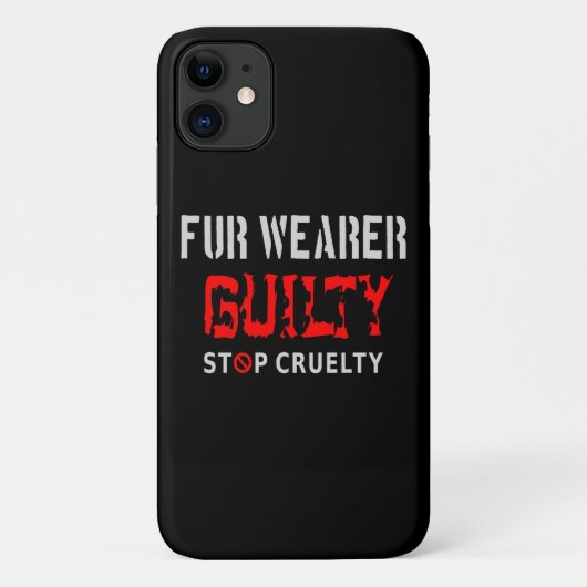 Coques Case-Mate iPhone Porteur de fourrure coupable (Dos)
