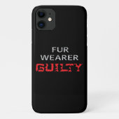 Coques Case-Mate iPhone Porteur de fourrure coupable (Dos)