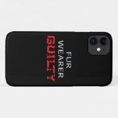 Coques Case-Mate iPhone Porteur de fourrure coupable (Dos (Horizontal))