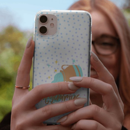 Coques Case-Mate iPhone Porteur d'eau Aquarius moderne Zodiac