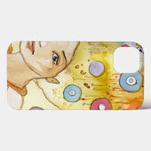 Coques Case-Mate iPhone Portrait abstrait (Verso (horizontal))