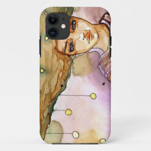 Etui iPhone Case-Mate Portrait abstrait et jolie femme