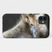 Coques Case-Mate iPhone Portrait Artistique Ostrich Avec Expression Goofy (Dos (Horizontal))