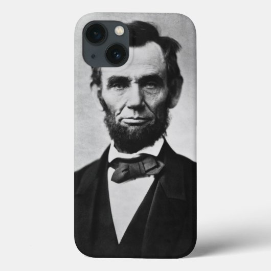 Coques Case-Mate iPhone Portrait d'Abraham Lincoln (Verso)