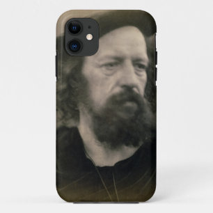 Coque iPhone 11 Portrait d'Alfred, seigneur Tennyson (1809-92)