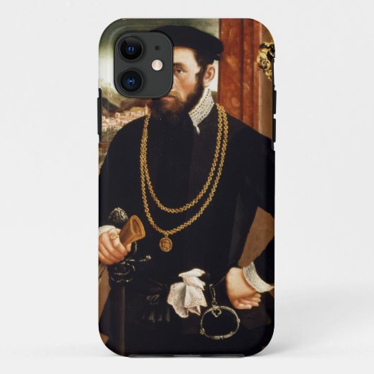 Coques Case-Mate iPhone Portrait d'Anton Rummel von Liechtenan (Dos)