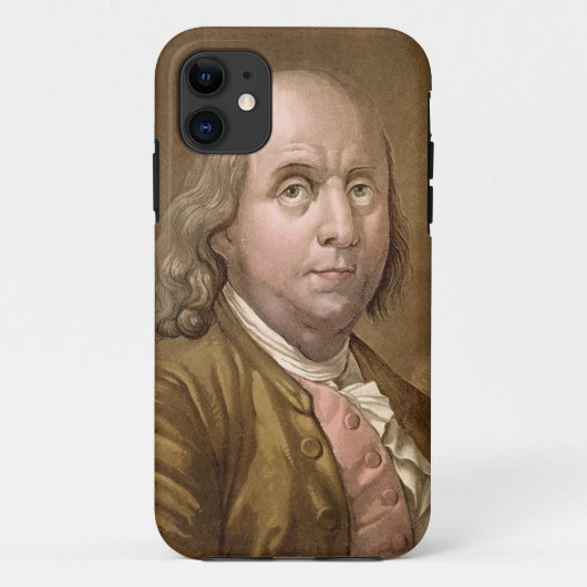 Coques Case-Mate iPhone Portrait de Benjamin Franklin (1706-90), de 'le (Dos)