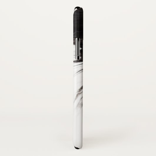 Coques Case-Mate iPhone Portrait de border collie (Dos/Droite)