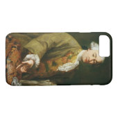 Coques Case-Mate iPhone Portrait de Carlo Goldoni (Dos (Horizontal))