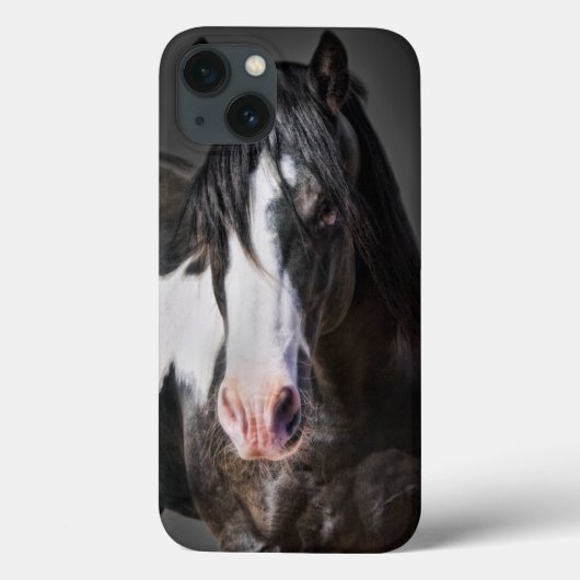 Coques Case-Mate iPhone Portrait de cheval II (Verso)