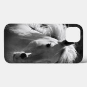Coques Case-Mate iPhone Portrait de cheval V (Verso (horizontal))