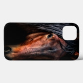Coques Case-Mate iPhone Portrait de cheval VII (Verso (horizontal))
