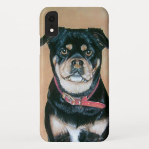 Case-Mate iPhone Case portrait de chien peinture de carlin noir et tan