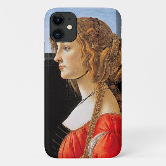 Coques Case-Mate iPhone Portrait de Dame, Sandro Botticelli (Dos)