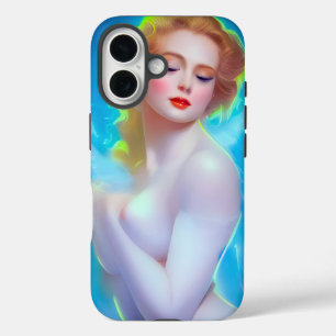 Coques iPhone 16 Portrait de déesse Ethereal - Imaginaire Surreal