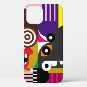 Case-Mate iPhone Case Portrait de deux femmes - illustration couleur. Fe