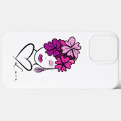 Coques Case-Mate iPhone Portrait de femme (Verso (horizontal))