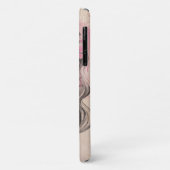 Coques Case-Mate iPhone Portrait de femme avec pomme et fleur Art Surreal (Dos/Gauche)