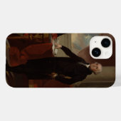 Coques Case-Mate iPhone Portrait de George Washington par Gilbert Stuart (Verso (horizontal))