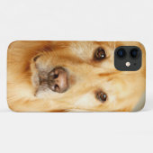 Coques Case-Mate iPhone Portrait de Golden Retriever (Dos (Horizontal))