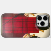 Coques Case-Mate iPhone Portrait de la famille Massai À damiers (Verso (horizontal))