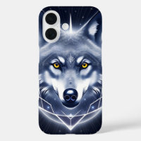 Portrait de Loup Mystique Art