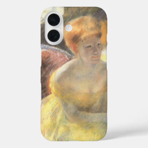 Coques iPhone 16 Portrait de Lydia au théâtre par Mary Cassatt