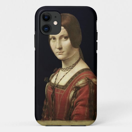Coques Case-Mate iPhone Portrait de Madame de la cour de Milan (Dos)