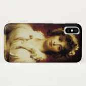 Coques Case-Mate iPhone Portrait de Mme Robert Burne-Jones (Dos (Horizontal))