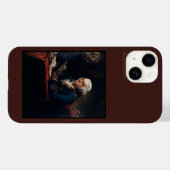Coques Case-Mate iPhone Portrait de pouce Benjamin Franklin à la Maison Bl (Verso (horizontal))