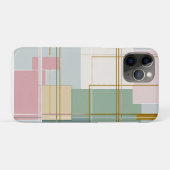Coques Case-Mate iPhone Portrait de roi abstrait géométrique du milieu du (Dos (Horizontal))