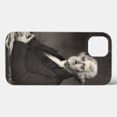 Coques Case-Mate iPhone Portrait de Thomas Jefferson (Verso (horizontal))