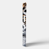 Coques Case-Mate iPhone Portrait de tigre en style Presse Graphique (Verso / Droite)