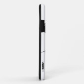 Coques Case-Mate iPhone Portrait d'Edgar Allan Poe (Dos/Droite)